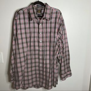 The Shirt Shop Plaid Long Sleeve Button Up